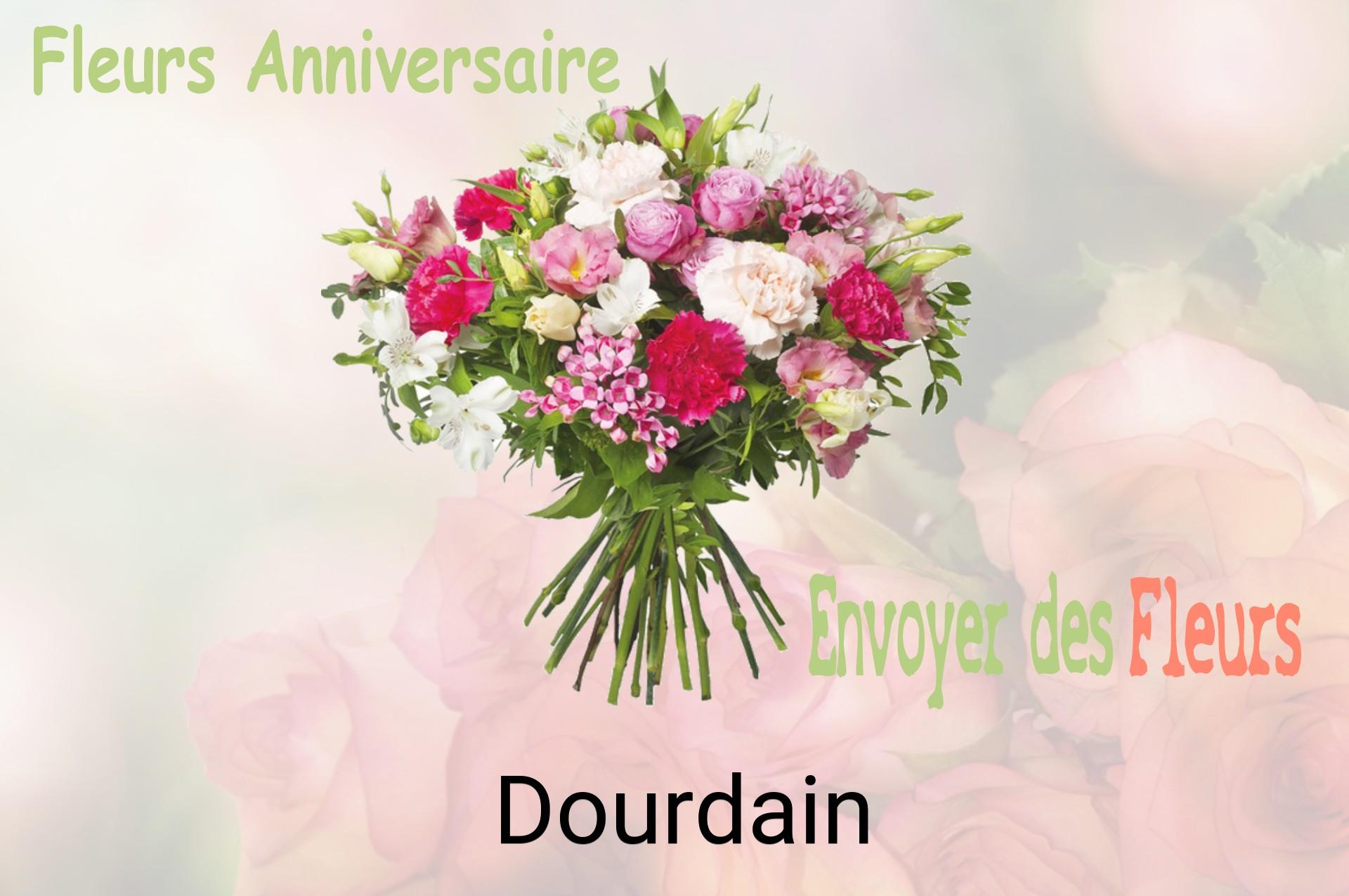 Bouquet de fleurs d’anniversaire livré à Dourdain
